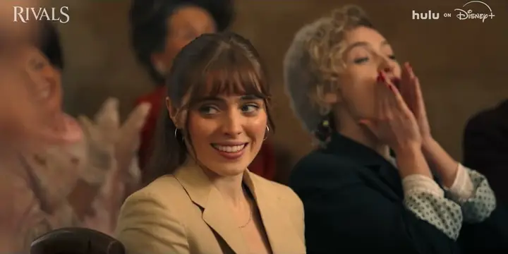 A still from the season 2 trailer for Rivals